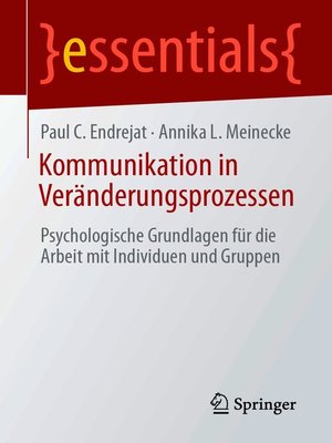 cover image of Kommunikation in Veränderungsprozessen